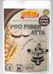 Pro Fiber Atta – Stone Ground Wheat Flour with 20% Extra Fiber
