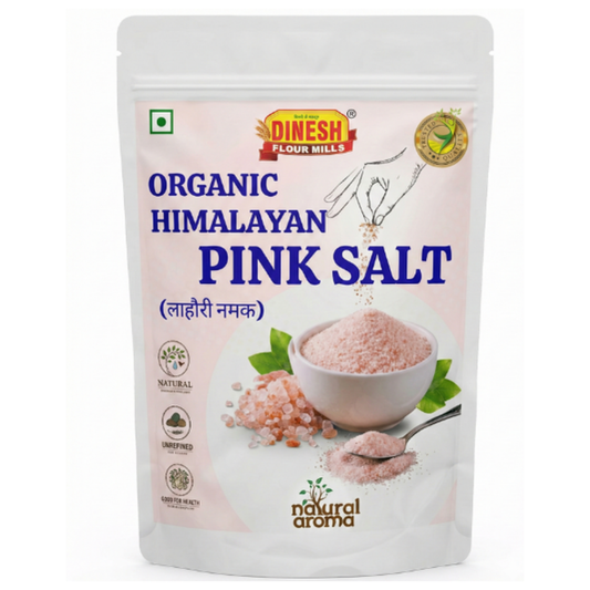 Organic Himalayan Pink Salt (Lahori Namak) | Natural Unrefined Rock Salt | Dinesh Flour Mills+