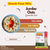Jumbo Oats | Wholegrain Rolled Oats | Gluten-Free | High Fiber & Protein | Heart-Healthy | Ideal for Weight Management