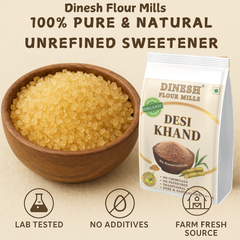 Certified Organic Source – Pure & Natural Desi Khand by Dinesh Flour Mills