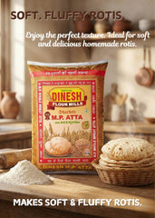 MP Atta 10Kg By Dinesh Flour Mills - Best Atta - Wheat Flour