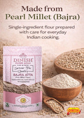 Bajra Atta (Pearl Millet Flour) | Freshly Prepared | No Preservatives