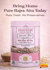 Bajra Atta (Pearl Millet Flour) | Freshly Prepared | No Preservatives