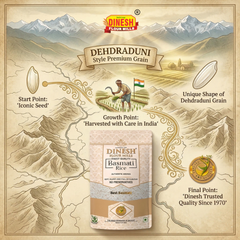 Best Basmati Rice- Upto 1 Inch long Cooked Grains