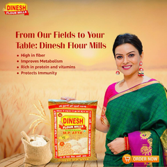 MP Atta 10Kg By Dinesh Flour Mills - Best Atta - Wheat Flour