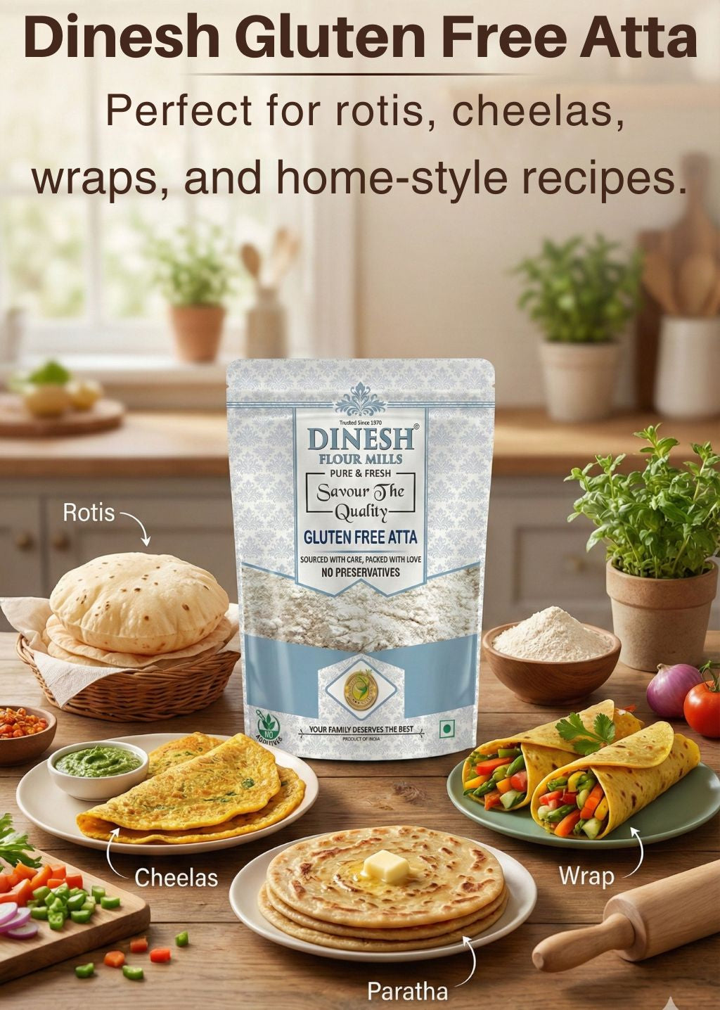 Gluten Free Atta for recipes