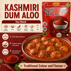 Kashmiri Mirch Powder | Freshly Ground Red Chilli Powder | No Added Preservatives