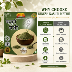 Kasuri Methi (Dried Fenugreek Leaves) | No Added Preservatives