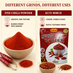Kuti Mirch | Coarsely Ground Red Chilli | Freshly Ground