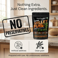 Millet Fuel Multimillet Blend | Kodo, Foxtail, Little, Barnyard, Proso, Browntop | Dinesh Flour Mills