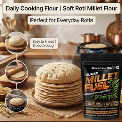 Millet Fuel Multimillet Blend | Kodo, Foxtail, Little, Barnyard, Proso, Browntop | Dinesh Flour Mills