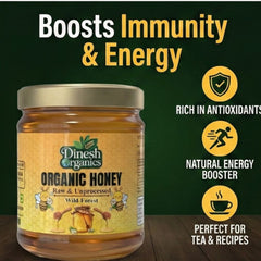 Organic Honey | Raw & Unprocessed | Wild Forest Honey | No Preservatives