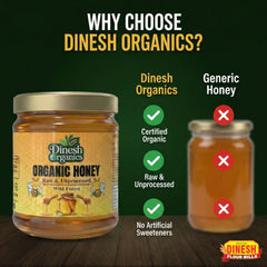 Organic Honey | Raw & Unprocessed | Wild Forest Honey | No Preservatives
