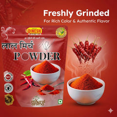 Red Chilli Powder (Lal Mirch) Freshly Grinded | No Preservatives | Dinesh Flour Mills