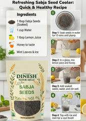 Sabja Seeds | Fresh Basil Seeds (Sabja Dana)