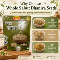 Sabut Dhaniya | Whole Coriander Seeds | Dinesh Flour Mills