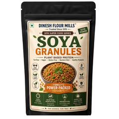 Dinesh Flour Mills Soya Granules packet