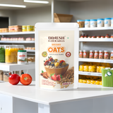 OATS FLAKES (OATS POHA) Avena Sativa-Quick Oats | Steel Cut Oats I Instant Cooking Oats | Gluten-Free | High Fiber & Protein | Heart-Healthy | Ideal for Busy Lifestyles & Weight Watchers