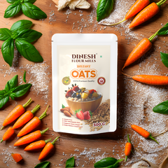 OATS FLAKES (OATS POHA) Avena Sativa-Quick Oats | Steel Cut Oats I Instant Cooking Oats | Gluten-Free | High Fiber & Protein | Heart-Healthy | Ideal for Busy Lifestyles & Weight Watchers