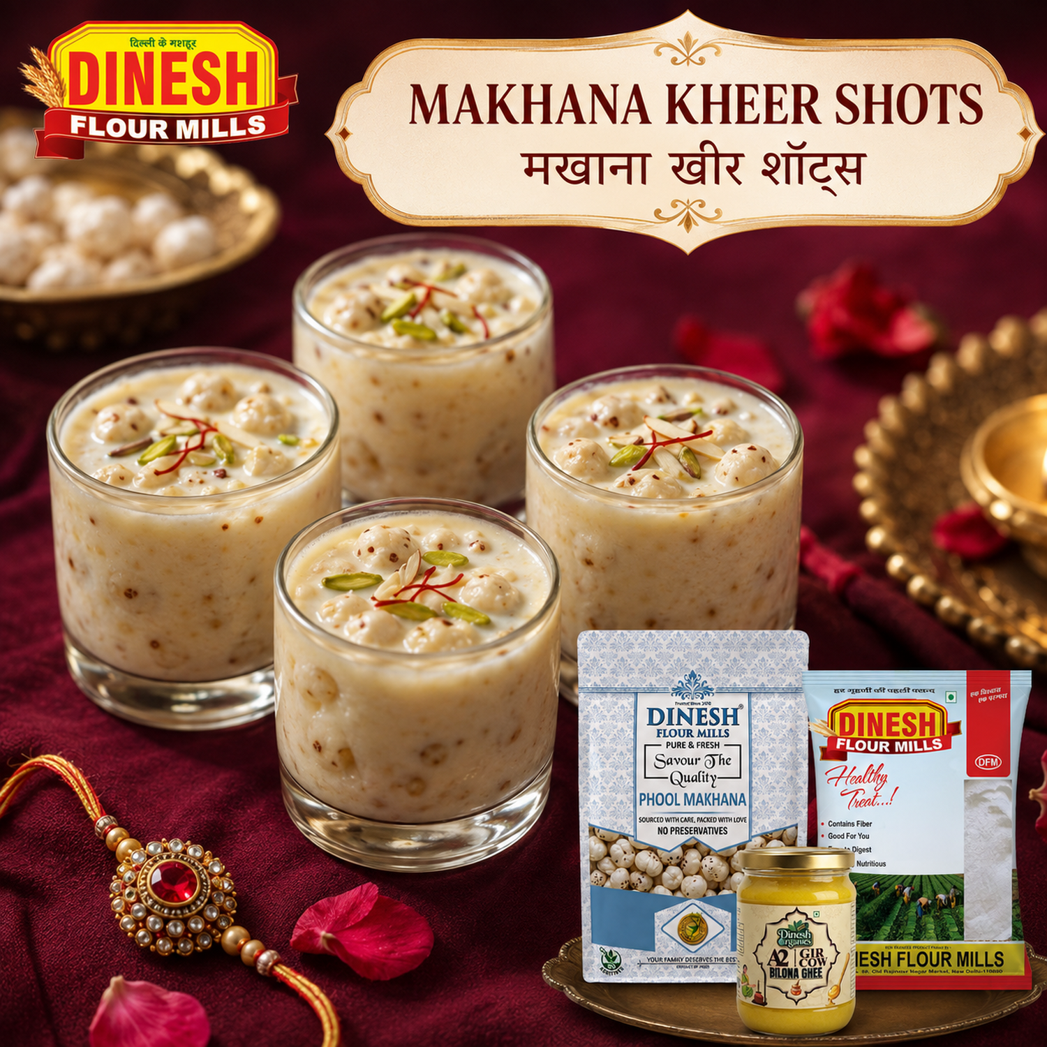 Quick Makhana Kheer Shots