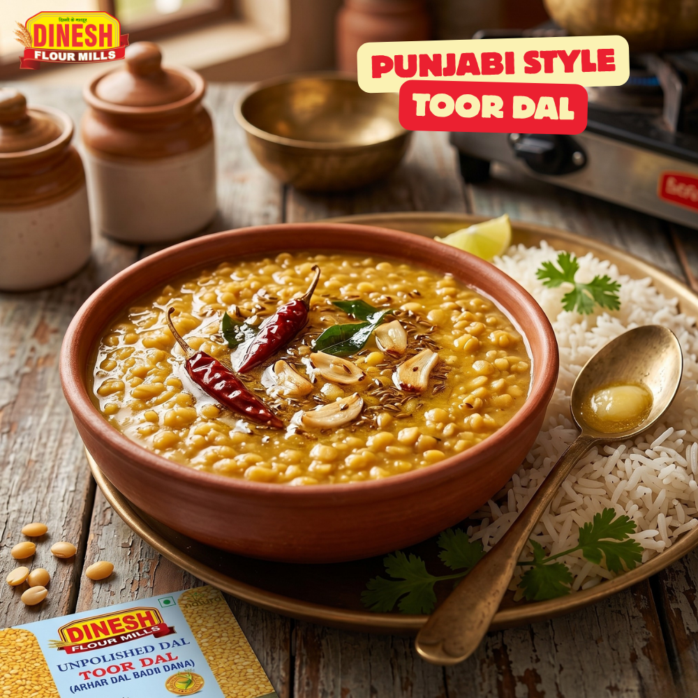 Thick Punjabi Style Toor Dal (Bada Dana)