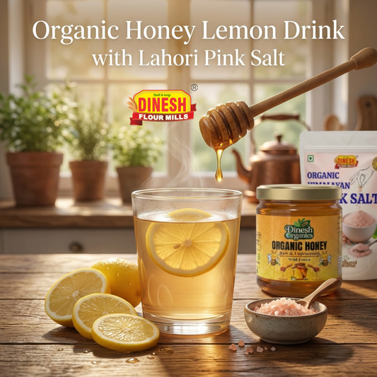 Organic Pink Salt Honey Lemon Drink