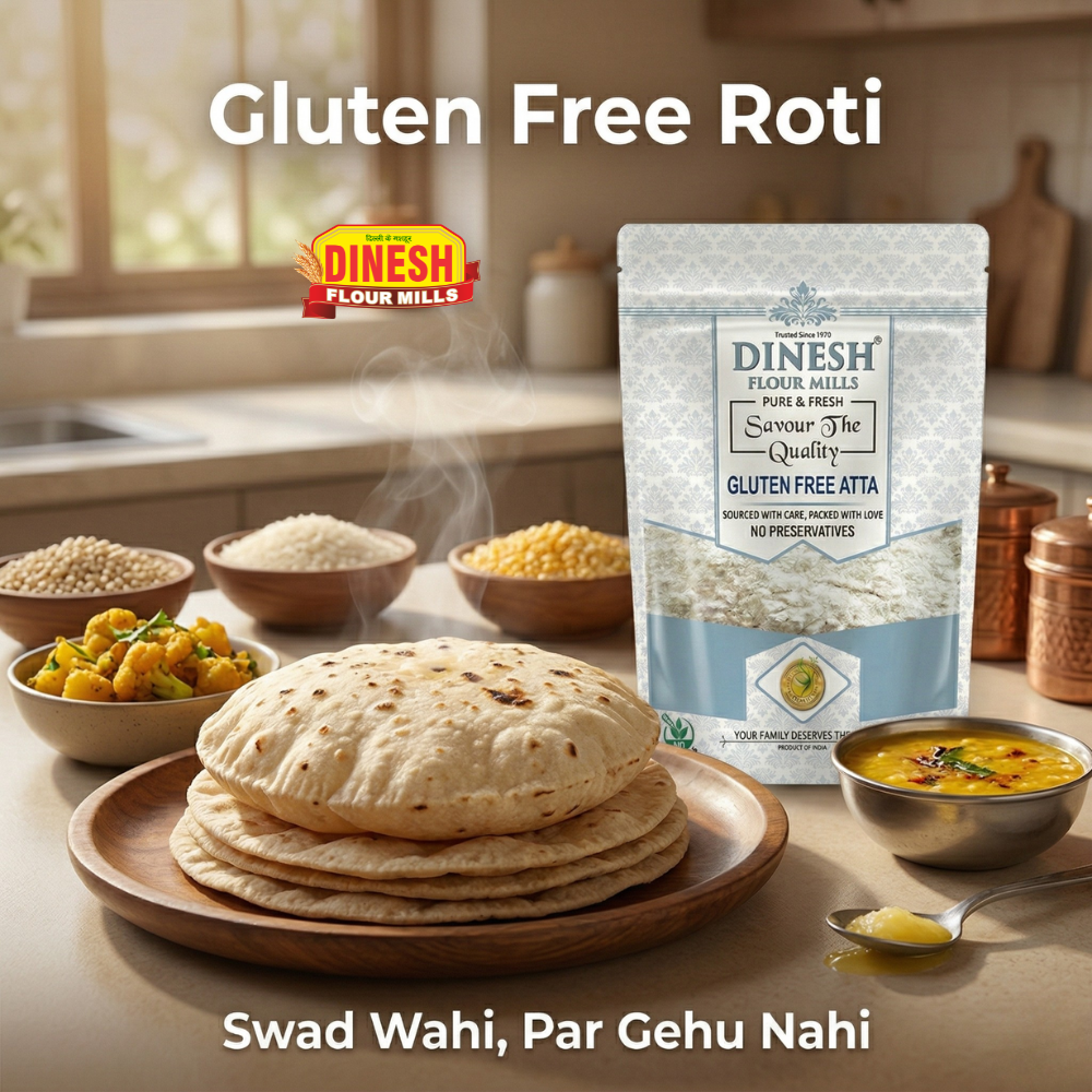 American Roti Gluten Free Atta Roti Recipe | Soft & Easy Roti at Home β Dinesh Flour ...