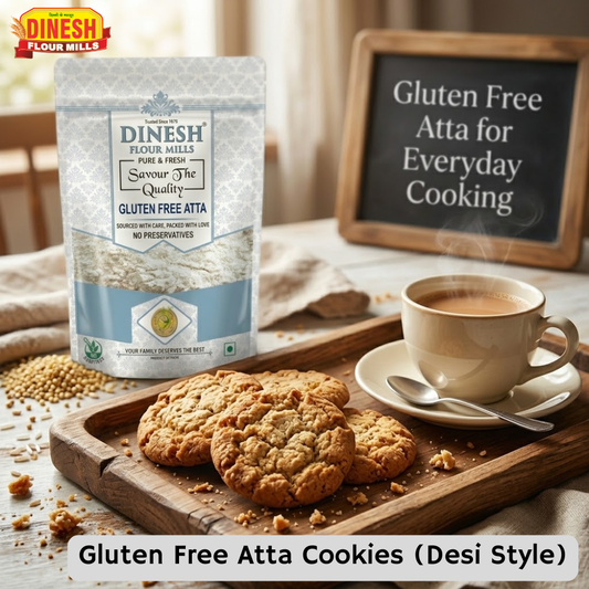 Gluten Free Atta Cookies (Desi Style)
