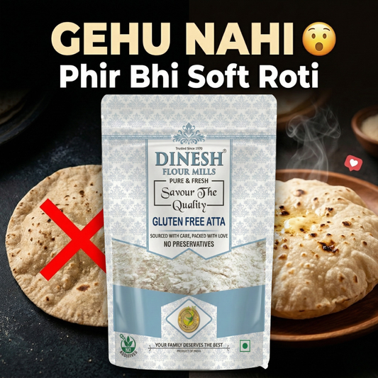 🌾 Gluten Free Atta – Swad Wahi, Par Gehu Nahi