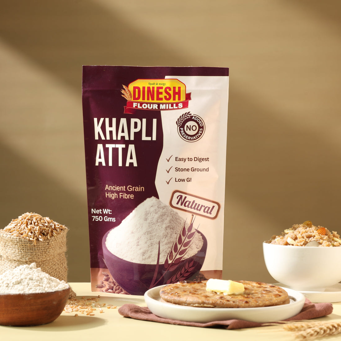 Khapli Atta Paratha Recipe