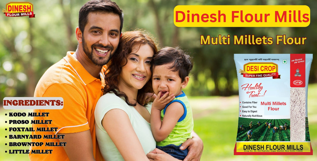 Discover a nutritious revolution with Dinesh Flour Mills' Multi Millet Flour