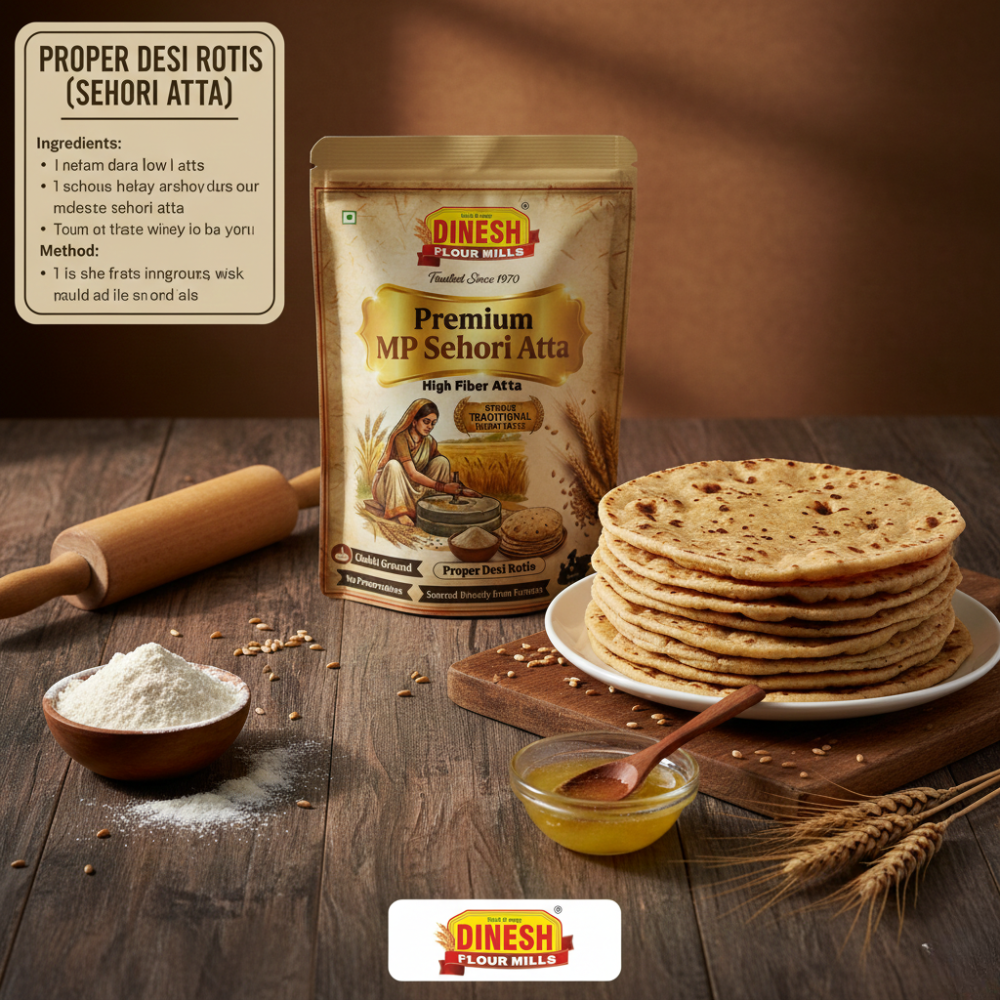 Authentic Desi Rotis with Sehori Atta
