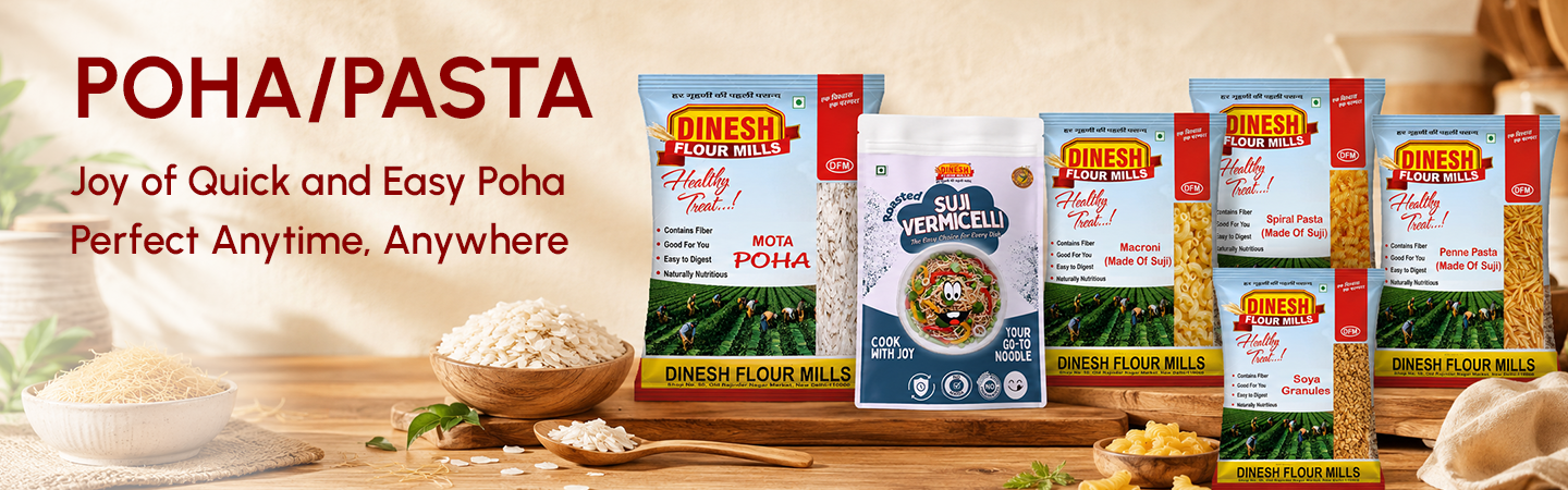 Poha & Suji Pasta