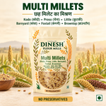 Multi Millets Mix - Kodo, Proso, Little, Barnyard, Foxtail & Browntop Millet (6 Rich Millets in one Pack)