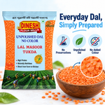 Lal Masoor Tukda Dal (Split Red Lentils) | Unpolished | No Preservatives