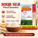 Sooji / Suji (Wheat Semolina) for Halwa, Upma & Chilla