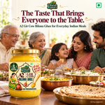 A2 Gir Cow Bilona Ghee | Lab Tested | No Preservatives| Traditional Desi Ghee | Dinesh Flour Mills