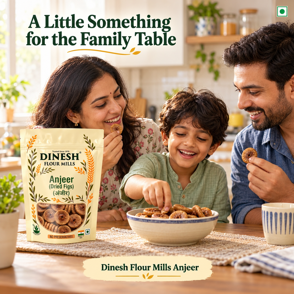 Anjeer (Dried Figs / अंजीर) | No Preservatives | Dinesh Flour Mills