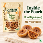 Anjeer (Dried Figs / अंजीर) | No Preservatives | Dinesh Flour Mills