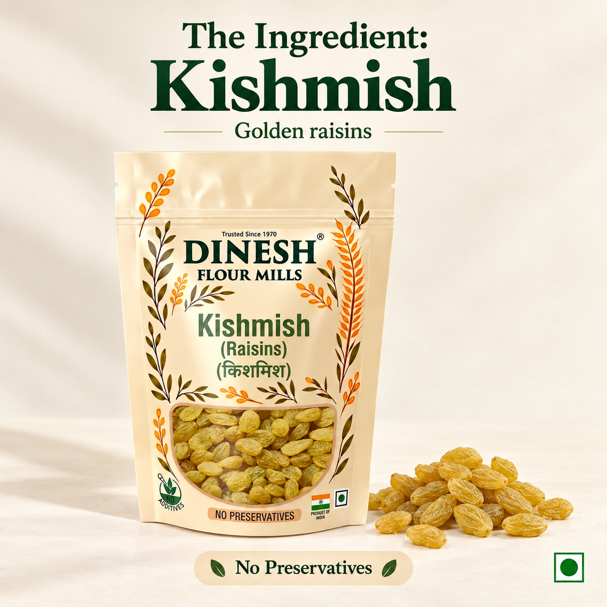 Kishmish (Golden Raisins) | No Preservatives