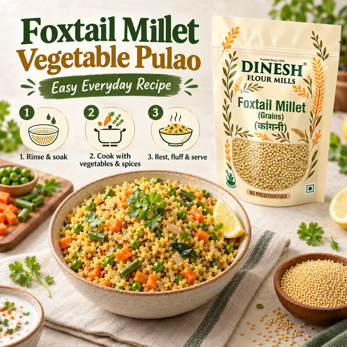 Foxtail Millet (Kangni) – No Preservatives