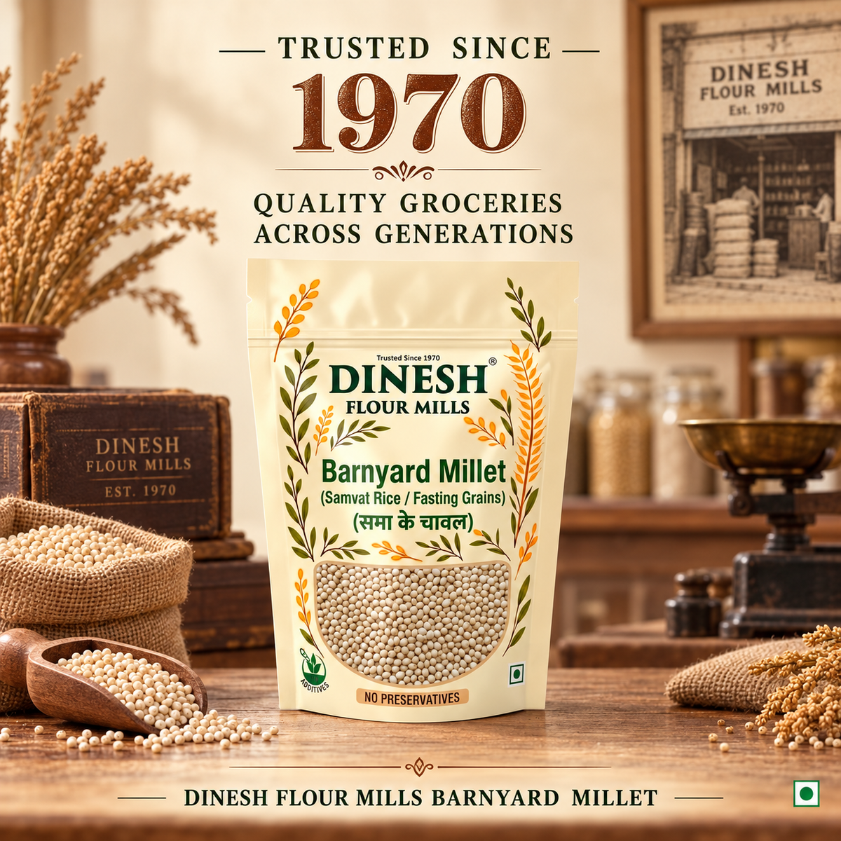 Barnyard Millet I Sama Ke Chawal I Samvat Rice