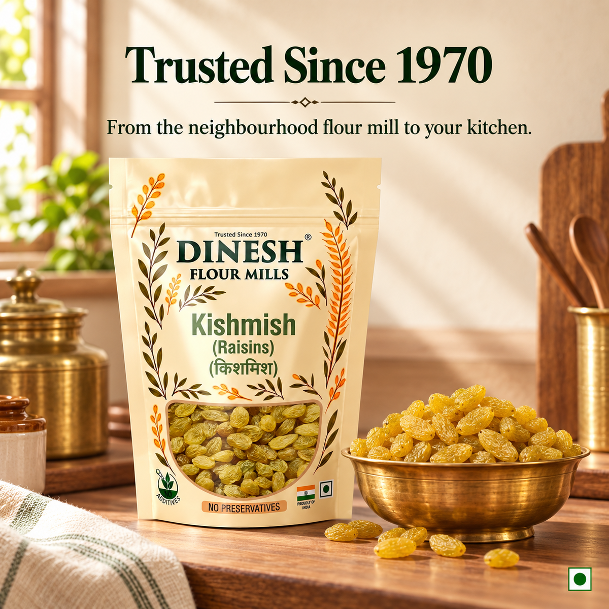 Kishmish (Golden Raisins) | No Preservatives