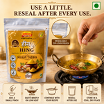 Hing Powder | Strong Compounded Asafoetida | No Preservatives | Press-Lock Pouch