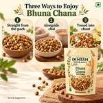 Bhuna Chana with Chilka | Roasted Chana with Skin | No Preservatives