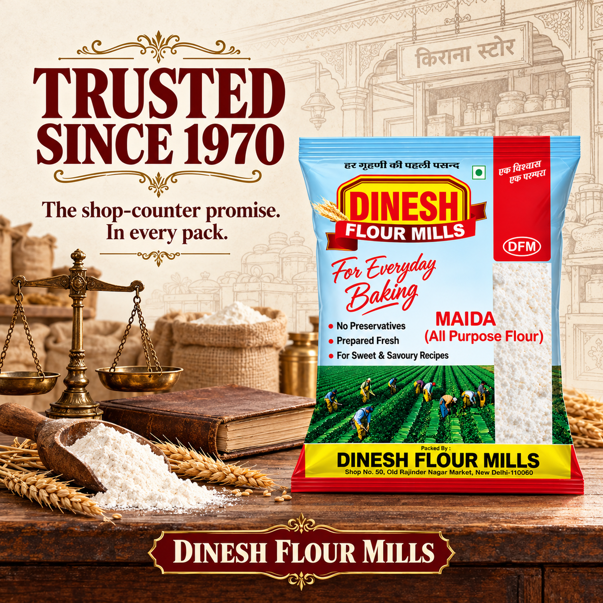 Maida (All Purpose Flour) | Prepared Fresh | No Preservatives