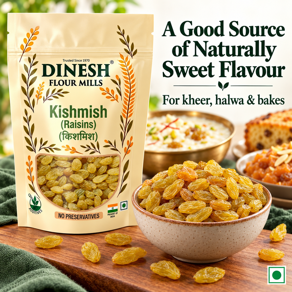 Kishmish (Golden Raisins) | No Preservatives
