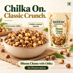 Bhuna Chana with Chilka | Roasted Chana with Skin | No Preservatives
