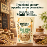 Multi Millets Mix - Kodo, Proso, Little, Barnyard, Foxtail & Browntop Millet (6 Rich Millets in one Pack)