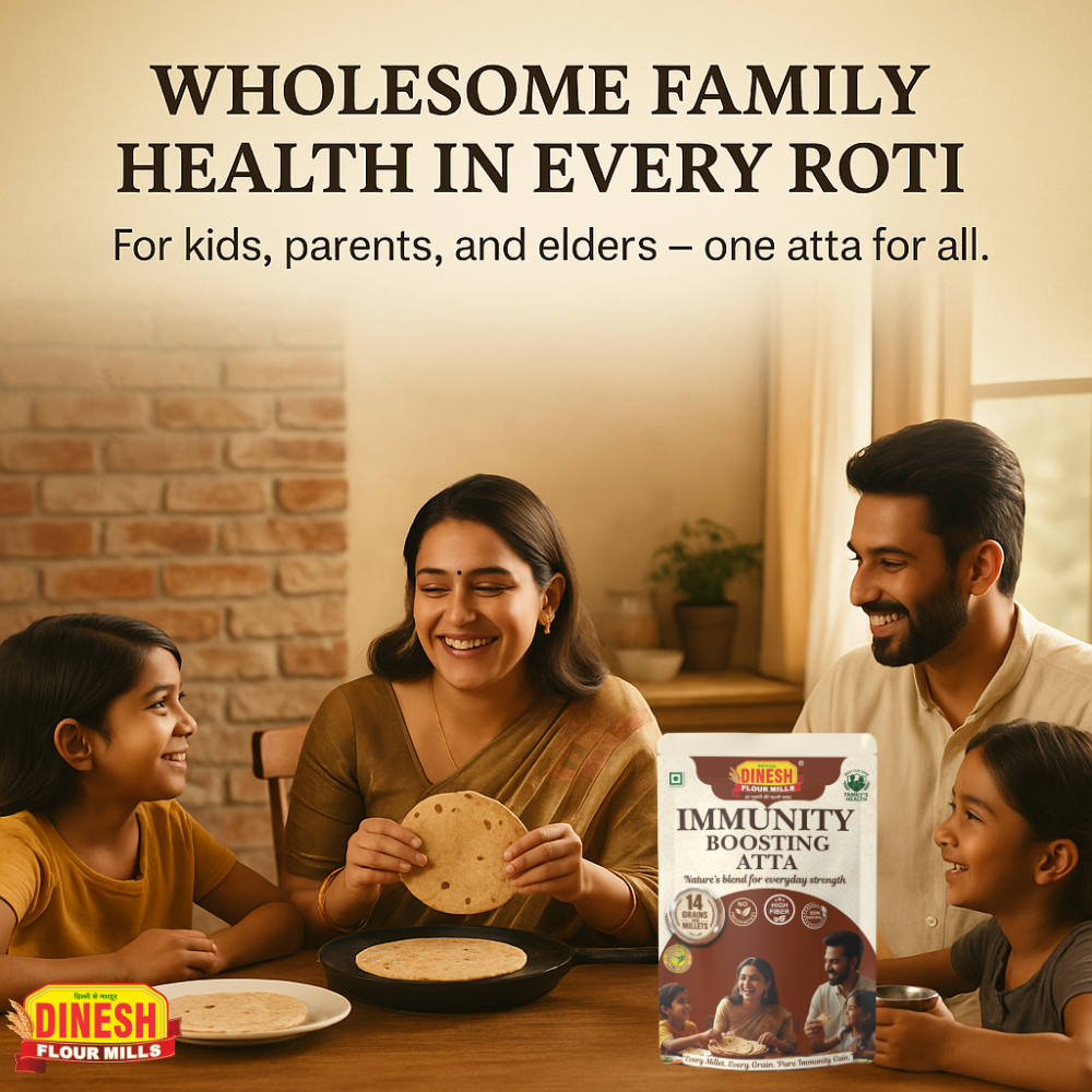 Immunity Boosting Atta: 14-Grain Flour for Everyday Cooking